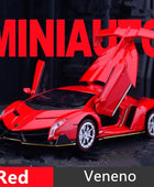 1:32 Veneno Alloy Sports Car Model Diecast & Toy Vehicle Metal Car Model Simulation Sound and Light Collection Children Toy Gift Red - IHavePaws