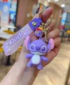 New Anime Disney Keychain Cartoon Mickey Mouse Minnie Lilo & Stitch Cute Doll Keyring Ornament Key Chain Pendant Kids Toys Gifts 32 - ihavepaws.com