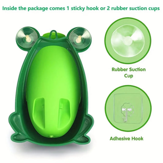 Toilet Urinal Trainer, Cute Frog Potty Training Urinal Boy With Fun Aiming Target - IHavePaws