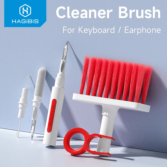 Hagibis Keyboard Cleaning Brush Computer Earphone Cleaning tools Keyboard Cleaner keycap Puller kit for PC Airpods Pro 1 2 - IHavePaws