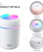 HarmonyMist 300ml Portable USB Ultrasonic Colorful Cup Humidifier - IHavePaws
