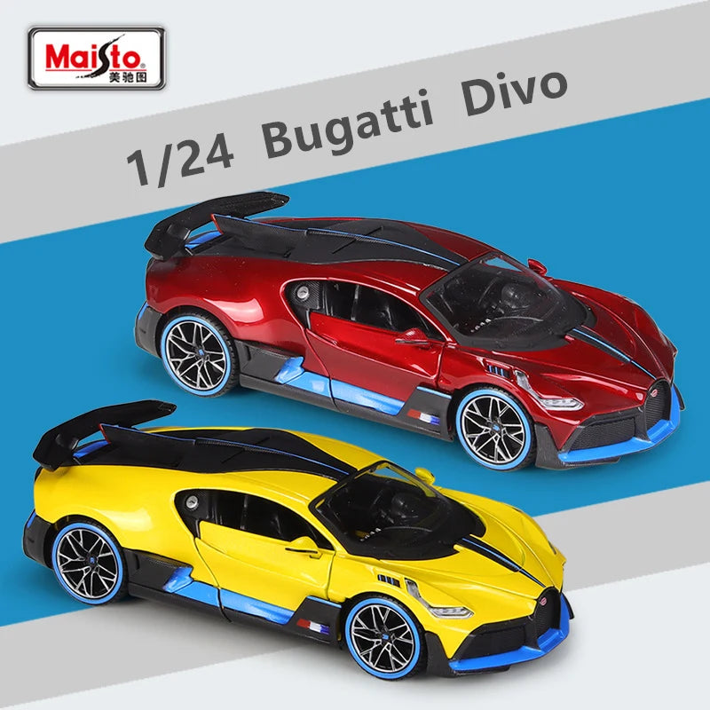 Maisto 1:24 Bugatti DIVO Alloy Sports Car Model Diecast Metal Toy Racing Car Vehicles Model Simulation Collection Childrens Gift