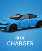 1:32 DODGE Charger SRT Hellcat Alloy Sport Car model Diecasts & Toy Muscle Vehicle Car Model Simulation Collection Kids Toy Gift Blue - IHavePaws