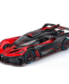 1:24 Bugatti Bolide Alloy Sports Car Model Diecasts & Toy Vehicles Metal Concept Car Model Simulation Sound Light Kids Toy Gift Red - IHavePaws
