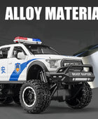 1/28 Ford Raptor F150 Alloy Car Modified Off-Road Vehicles Model Diecast Metal Toy Police Vehicle Car Model Collection Kids Gift - IHavePaws