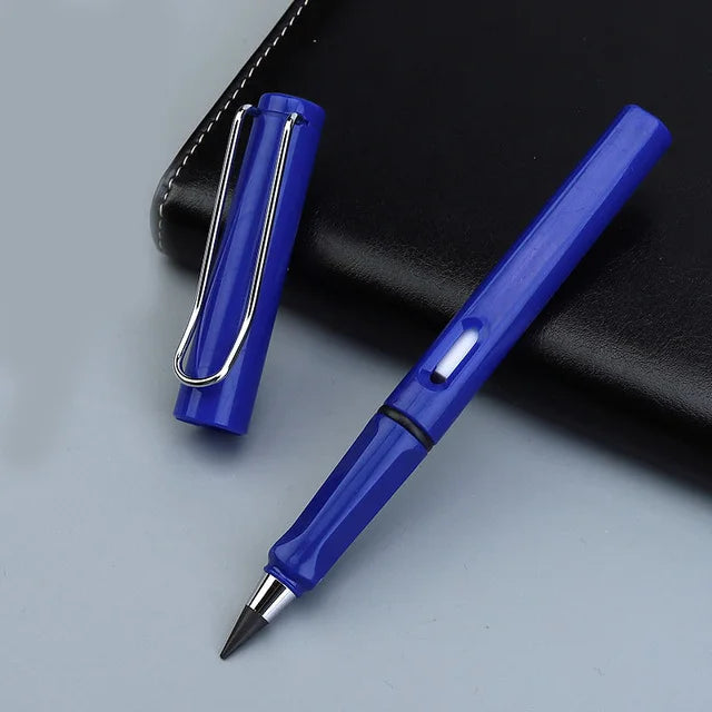 New Technology Colorful Unlimited Writing Pencil Eternal No Ink Pen Magic Pencils Painting Supplies Novelty Gifts Stationery 1pcs blue - ihavepaws.com