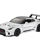 1:32 Skyline Ares Nissan GTR CSR2 Alloy Sports Car Model Diecast Metal Toy Racing Car Model Simulation White - IHavePaws