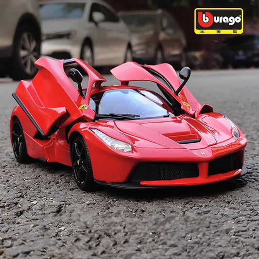 Bburago 1:24 Ferrari LaFerrari Alloy Sports Car Model Diecasts Metal Toy Racing Car Model Simulation Collection Childrens Gifts - IHavePaws