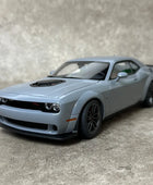 AUTOart 1/18 DODGE CHALLENGER R/T SCAT PACK WIDEBODY 2022 Car Scale Model 71774 gray - IHavePaws