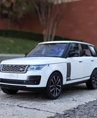 1/24 Range Rover Sports SUV Alloy Car Model Diecasts Metal Toy Off-road Vehicles Car Model Simulation Sound and Light Kids Gifts White - IHavePaws