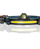 Wave Sensor LED Headlamp Powerful XPG+COB Headlight with Built-in 18650 Battery W689-2 1pc - IHavePaws
