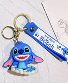 New Anime Disney Keychain Cartoon Mickey Mouse Minnie Lilo & Stitch Cute Doll Keyring Ornament Key Chain Pendant Kids Toys Gifts 16 - ihavepaws.com