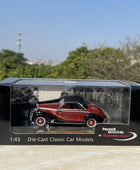 1/43 Classical Old Car Alloy Car Model Diecasts Metal Vehicles Retro Vintage Car Model High Simulation Collection Childrens Gift E Original box - IHavePaws