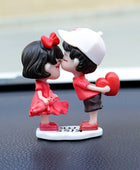 Couple Cute Ornaments for Car, Car Decoration Cute Cartoon Couples Action, Cartoon Car Dashboard Decorations, Cute Lovely Kiss - IHavePaws