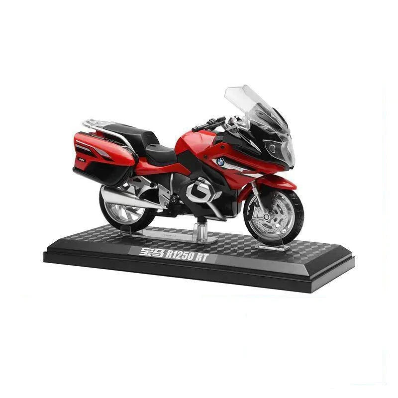 1:12 BMW R1250 RT Alloy Street Sports Motorcycle Model Diecasts Red - IHavePaws