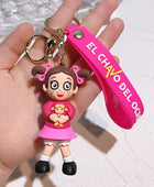 Anime El Chavo Del Ocho Keychain Cartoon Boy Doll Pendant Key Chain Bag Car Keyring llaveros Funny Jewelry Friends Gift 3 - ihavepaws.com
