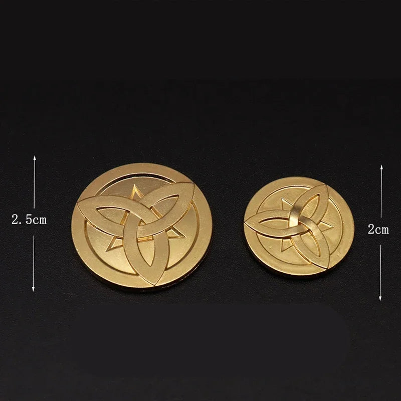 Genshin Impact Mora Coin Action Figures Cosplay Gold Currency Props Collection Decoration Games Figures Mods Coins Kid Toys Gift - IHavePaws