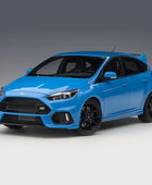 Autoart 1:18 Ford Focus RS 2016 Car scale model 72953 blue - IHavePaws
