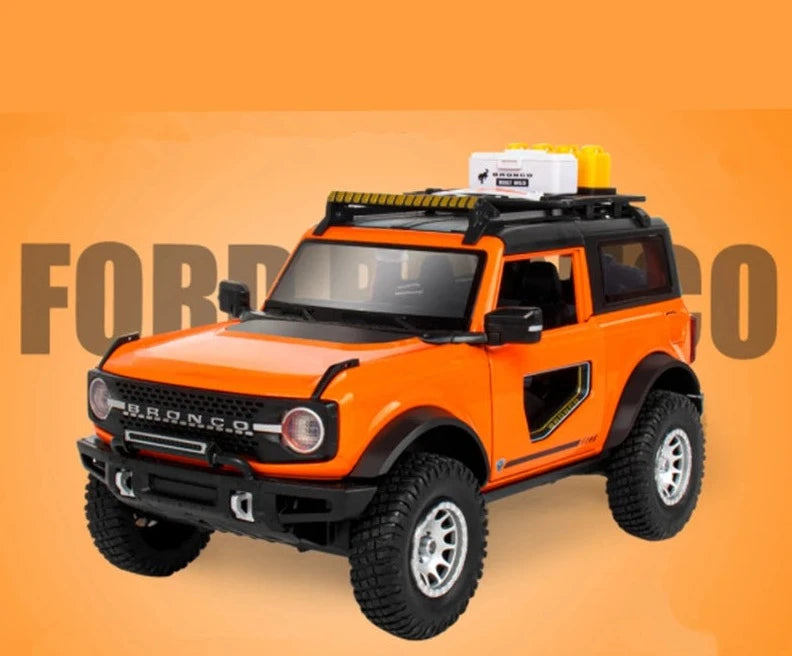 1:24 Ford Bronco Lima SUV Alloy Car Model Diecasts Metal Modified Off-road Vehicles Car Scale Model Orange - IHavePaws