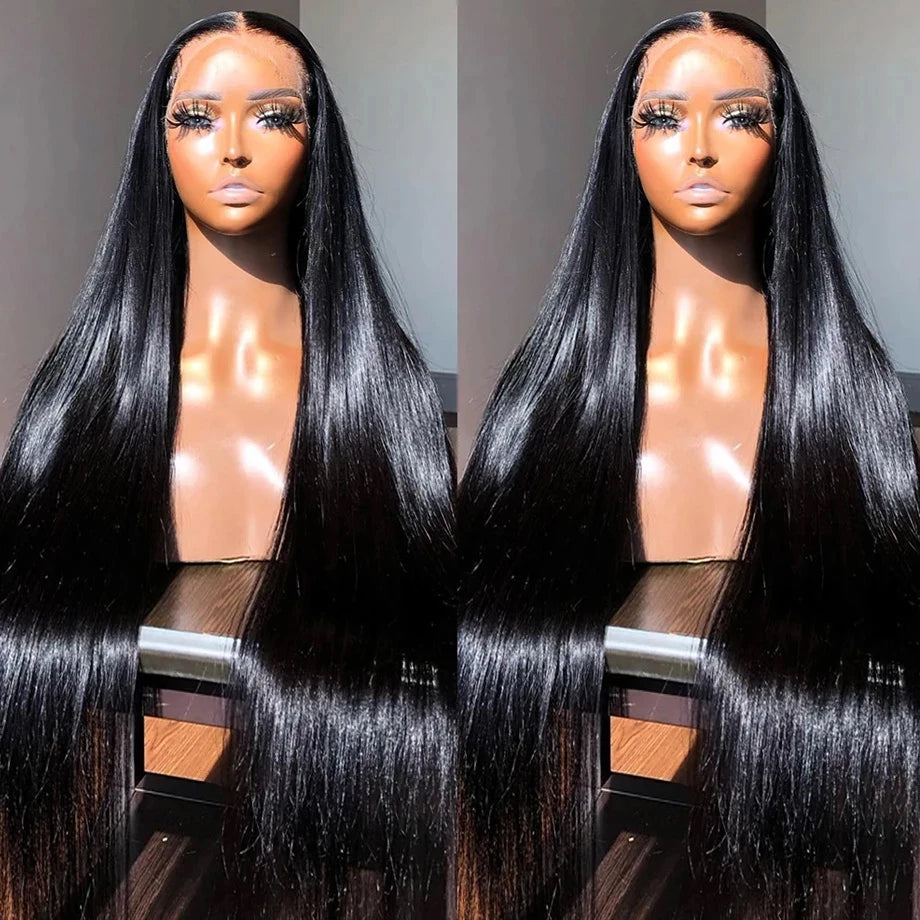 Glueless Wig Straight Human Hair 6x4 5x5 13x4 13x6 Lace Front Wig Human Hair Ready To Wear Pre Cut Lace Wig No Glue 180 Density