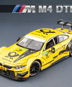 1:24 BMW CSL Alloy Track Racing Car Model Diecast Metal Toy Car Sports Model Simulation Sound and Light Collection Children Gift M4 DTM yellow - IHavePaws