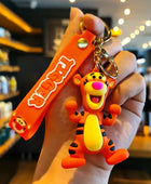 Winnie Piglet Tigger Keychain Cartoon Anime Cute Doll Bag Pendant Car Key Chain Bag Charm Accessories Small Gift 2 - ihavepaws.com