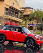 1/24 Mini Countryman Coopers Alloy Car Model Simulation Diecast Metal Toy Vehicle Car Model Miniature Scale Collection Kids Gift Red - IHavePaws