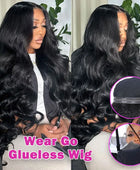 Ready To Wear Glueless Lace Wig Human Hair Body Wave Pre Cut Human Hair Wigs For Women No Glue Brazilian 13x4 Lace Wig On Sale