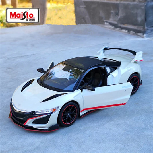 Maisto 1:24 2018 Acura NSX Alloy Sports Car Model Diecasts Metal Toy Track Racing Car Vehicles Model High Simulation Kids Gifts - IHavePaws