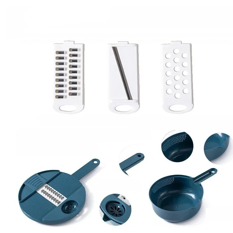 16 in 1 Vegetable Cutter Multifunctional Shredder 9Pcs Set - IHavePaws