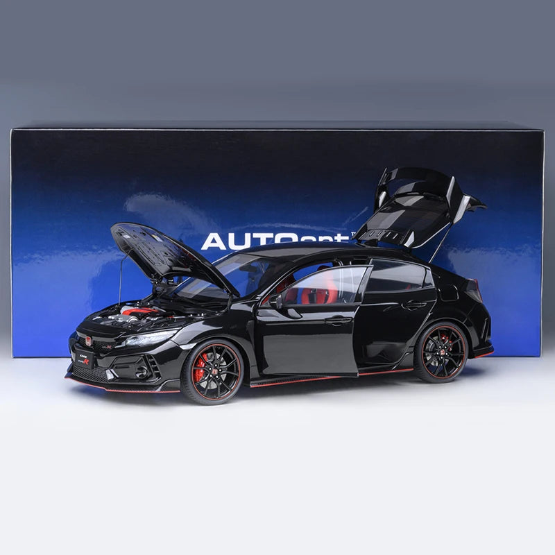 AUTOart 1:18 HONDA CIVIC TYPE R FK8 2021 Car Scale Model Alloy Collection Model Gift - IHavePaws