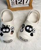 Shoe Charm for Crocs DIY Pins Black Cute Fisherman Bear Decoration Buckle for Croc Charms Set Accessories Kids Boy Girls Gift B - IHavePaws