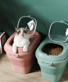 Pet Dog Food Storage Container Large 15kg Dry Cat Food Box - ihavepaws.com