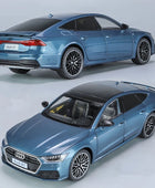 1:24 AUDI A7 Coupe Alloy Car Model Diecast Metal Toy Vehicle Car Model High Simulation Sound and Light Collection Childrens Gift - IHavePaws