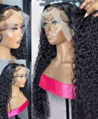 13x6 13x4 Deep Wave 30 32 34inch HD Lace Frontal Wig Human Hair 180 Density Brazilian Curly Lace Front Wig For Women