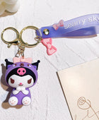 Sanrio Hello Kitty Keychain Cute Cartoon Melody Kuromi Cinnamoroll Doll Pendant Decoration Keyring Jewelry Girl&Child Gifts Toy KTM 24 - ihavepaws.com