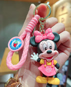 Classic Cartoon Anime Disney Keychain Minnie Mickey Donald Duck Key Chain Pendant Cute Doll Model Toy Party Gift for Children 02 - ihavepaws.com