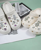 Shoe Charms for Crocs DIY Colorful Crystal Bear Diamond Chain Decoration Buckle for Croc Shoe Charm Accessories Kids Girls Gift - IHavePaws