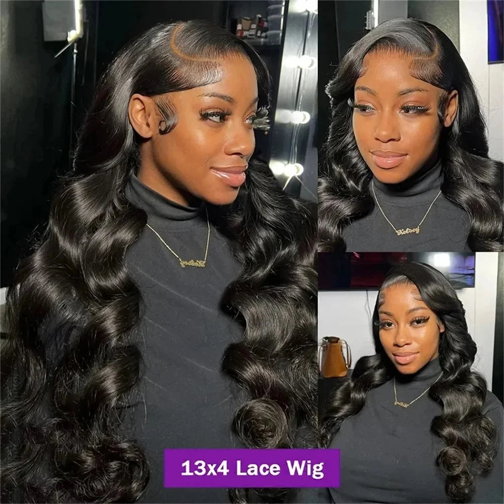 Body Wave Lace Front Wig 13x4 13x6 360 4x4 Lace Closure Wig Transparent Human Hair Lace Frontal Wig On Sale