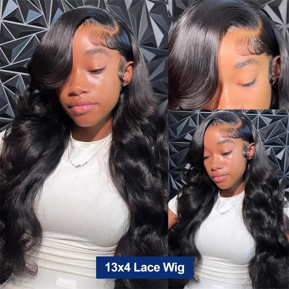 34 32 In Body Wave Human Hair Lace Frontal Wigs 13x4 13x6 Transparent Lace Front Wig For Women 6x4 5x5 Glueless Wig Human Hair