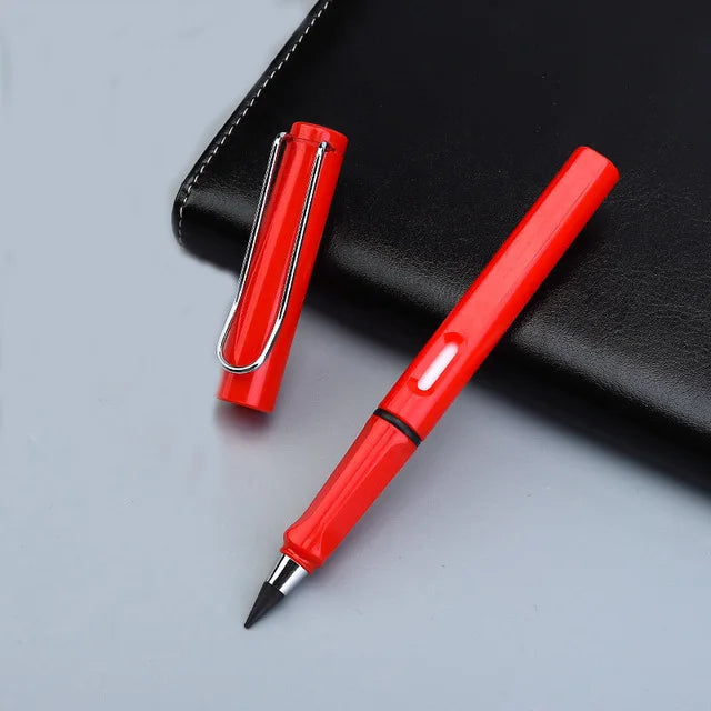 New Technology Colorful Unlimited Writing Pencil Eternal No Ink Pen Magic Pencils Painting Supplies Novelty Gifts Stationery 1pcs red - ihavepaws.com