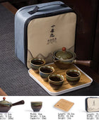 Handmade Tea Ceremony Exquisite Stone Grinding Shape Tea Set 06 - IHavePaws