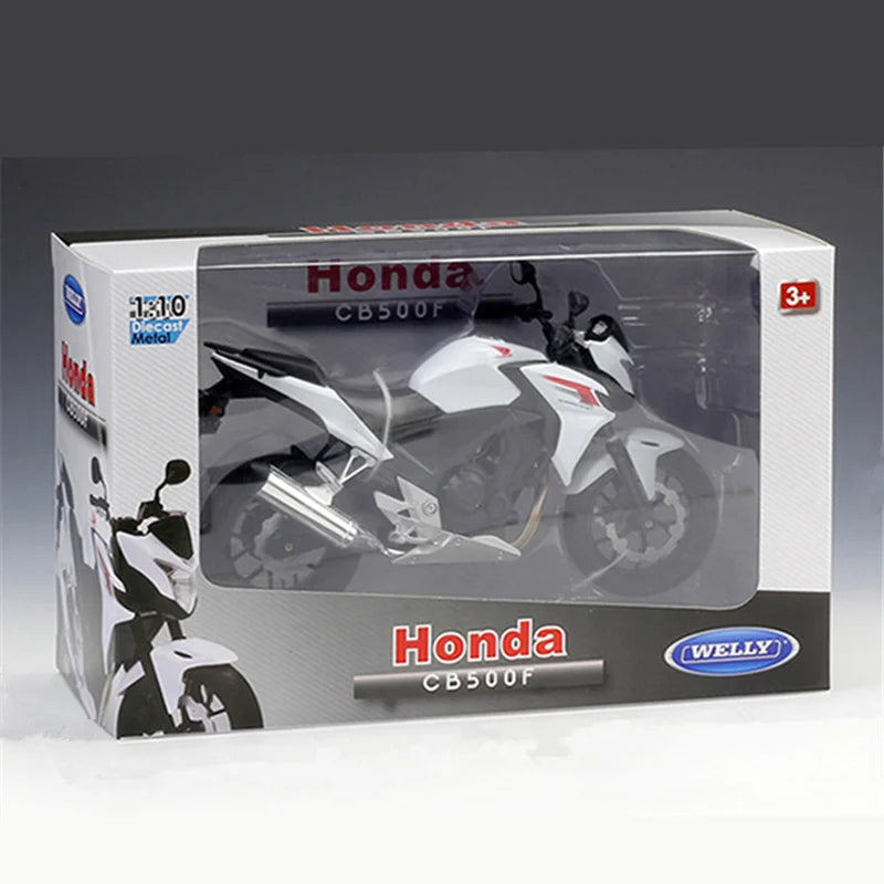 WELLY 1:10 HONDA CB500F Alloy Racing Motorcycle Model Simulation Diecast Street Sports Motorcycle Model Collection Kids Toy Gift With retail box - IHavePaws