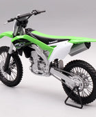 WELLY 1:10 Kawasaki KX250F Alloy Track Racing Motorcycle Model Diecasts Street Sports Motorcycle Model Simulation Kids Toys Gift