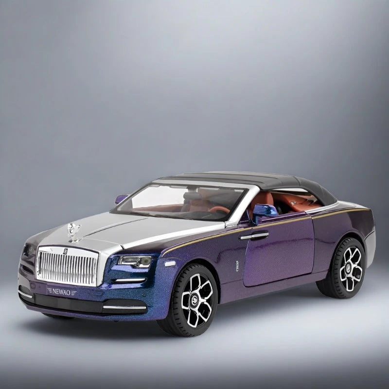1:24 Rolls Royces Dawn Alloy Luxy Car Model Diecasts Metal Toy Vehicles Car Model Simulation Purple - IHavePaws