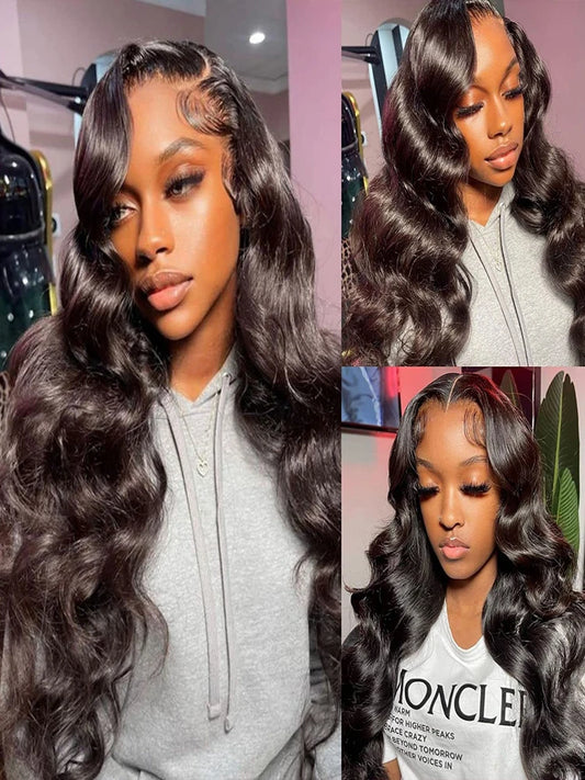 Glueless Wig Human Hair Ready To Wear Body Wave 13x4 Lace Front 5x5 6x4 Closure Wig Preplucked Melt Skins Pre Bleached Knots