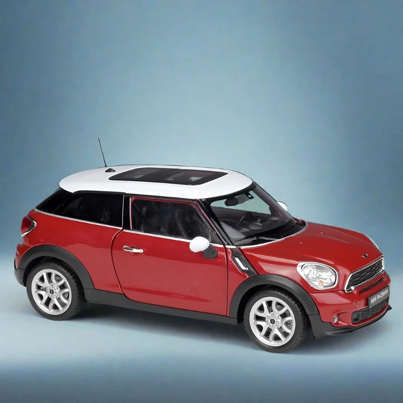 WELLY 1:24 BMW Mini Cooper S Paceman Alloy Car Model Diecasts Metal Vehicle Car Model Simulation Collection Red - IHavePaws