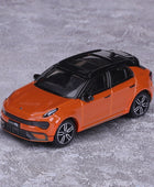 Bburago 1:64 Lynk & Co 09 01 03 + 05 06 Alloy Car Model Car Metal Simulation Metal Miniature Scale Vehicles Car Model Collection 02 Orange - IHavePaws