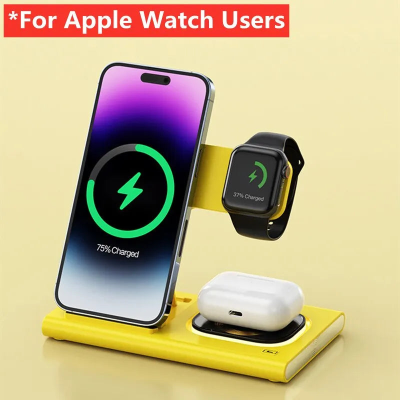 4 in 1 Wireless Charger Stand Pad – Your Ultimate Charging Solution For Apple Watch 3 - IHavePaws