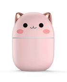Portable 200ml Air Humidifier Cute Kawaii Aroma Diffuser Pink - IHavePaws